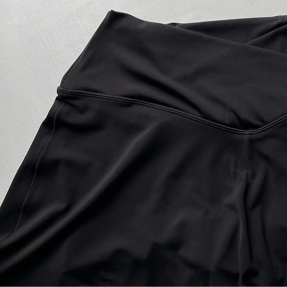 Offline By AERIE Black Athletic Pull-On Crossover Tennis Skort Black‎ Sz L